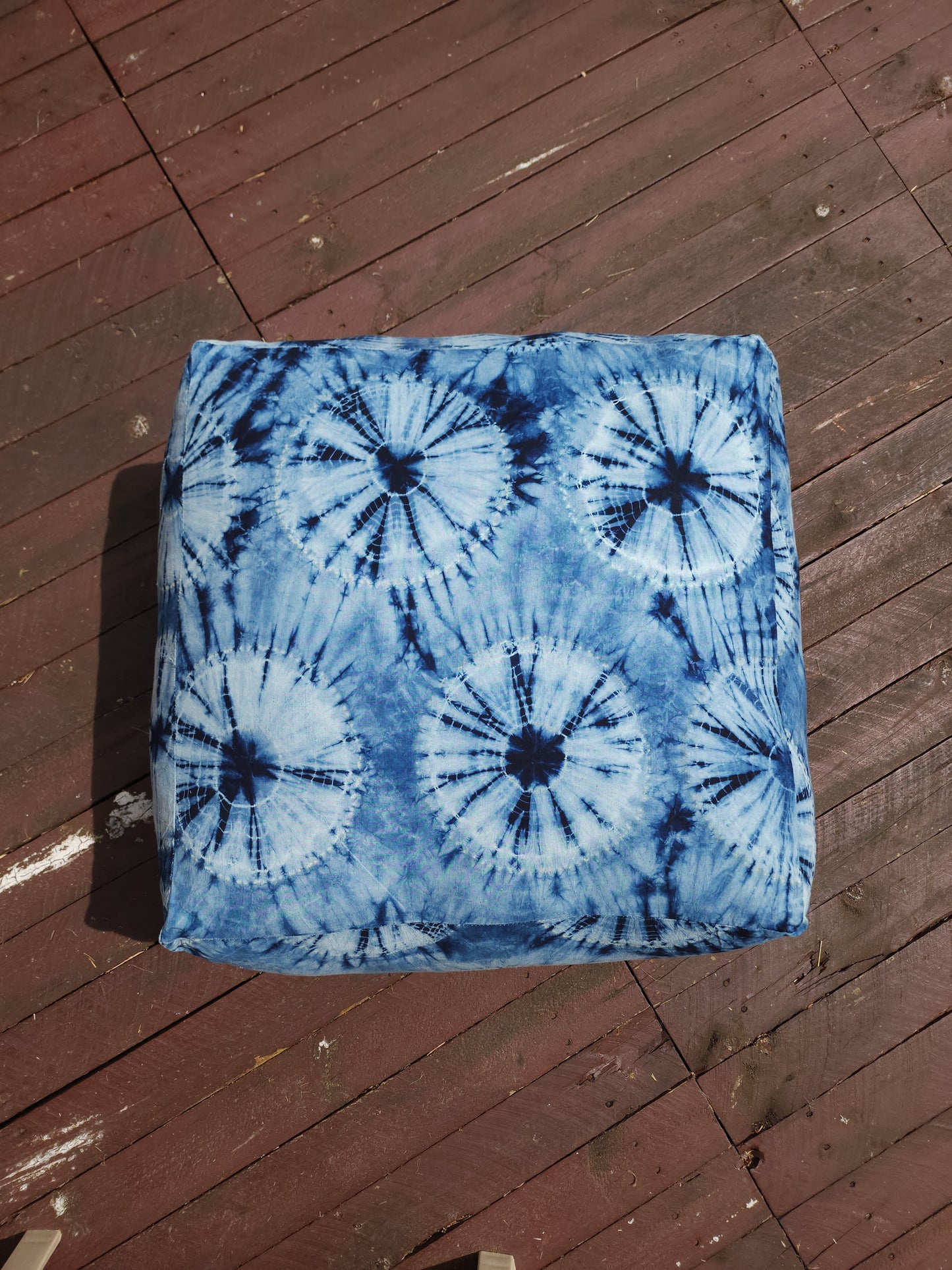 POUF en indigo