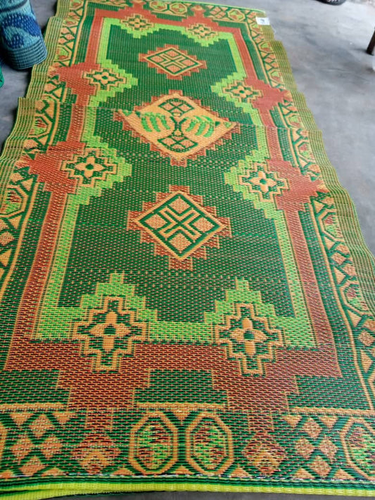 Tapis plastique africain double face, small