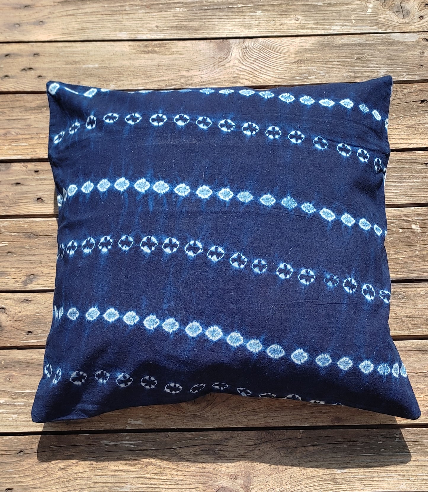 Coussins en indigo Mestissés