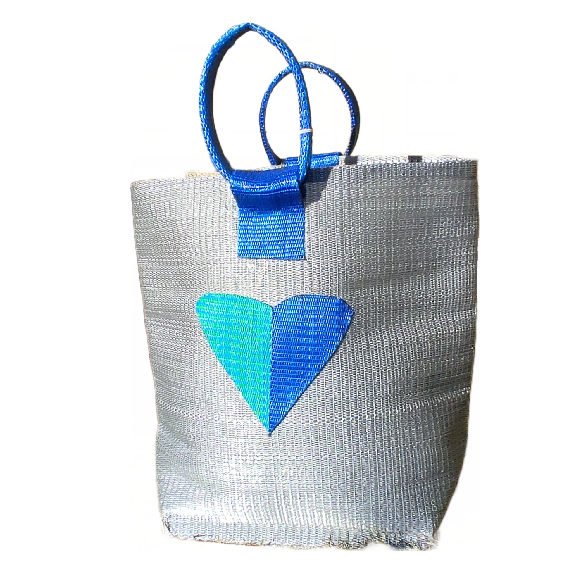 Panier africain en plastique recyclé " La DIFFERENTE" Mestissés