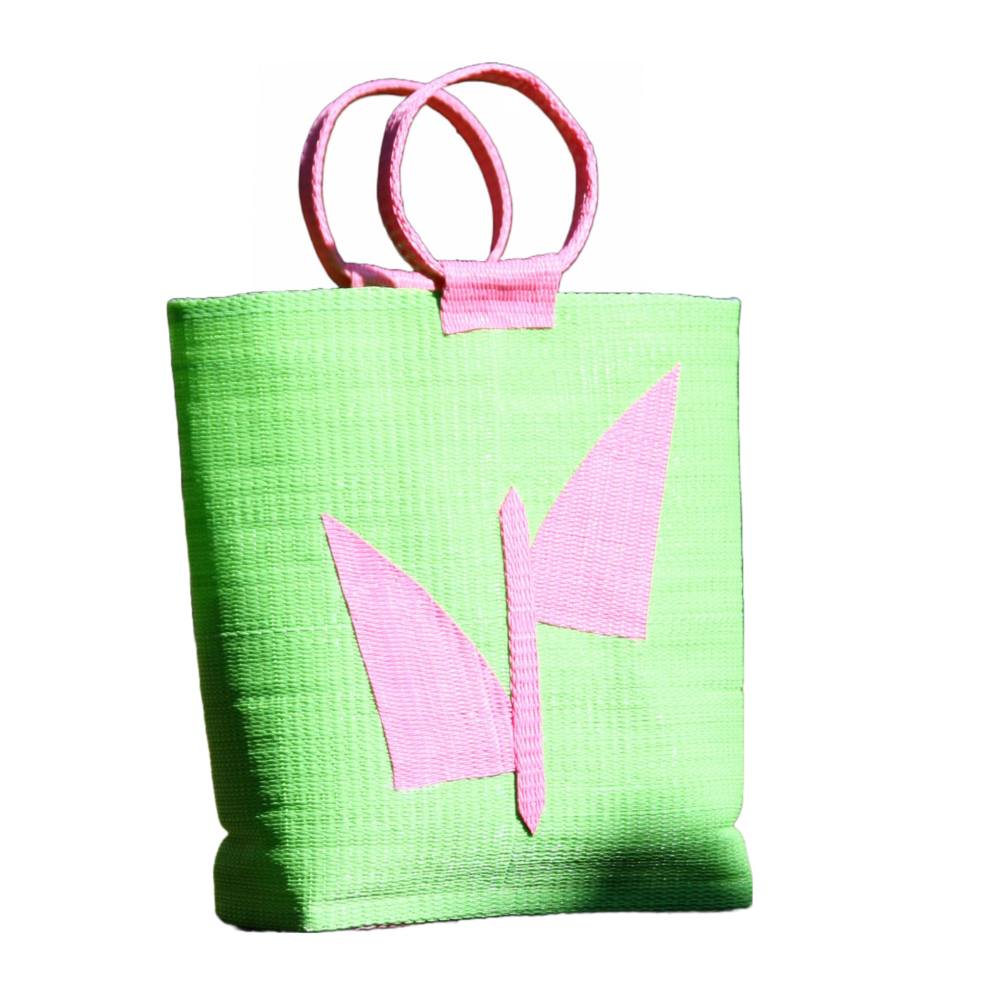 Panier africain en plastique recyclé " La DIFFERENTE" Mestissés