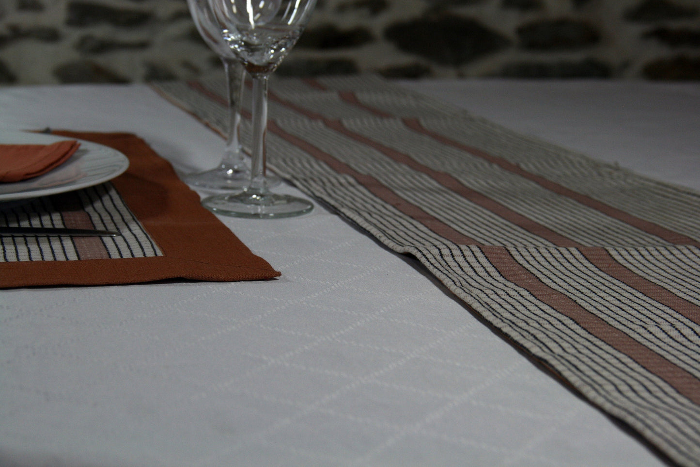 Chemin de table et sets assortis Mestissés