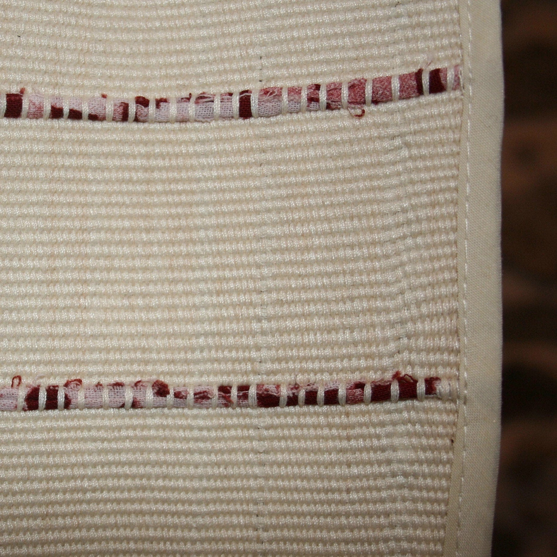 Panneau de rideau en pagne tissé et batik Mestissés