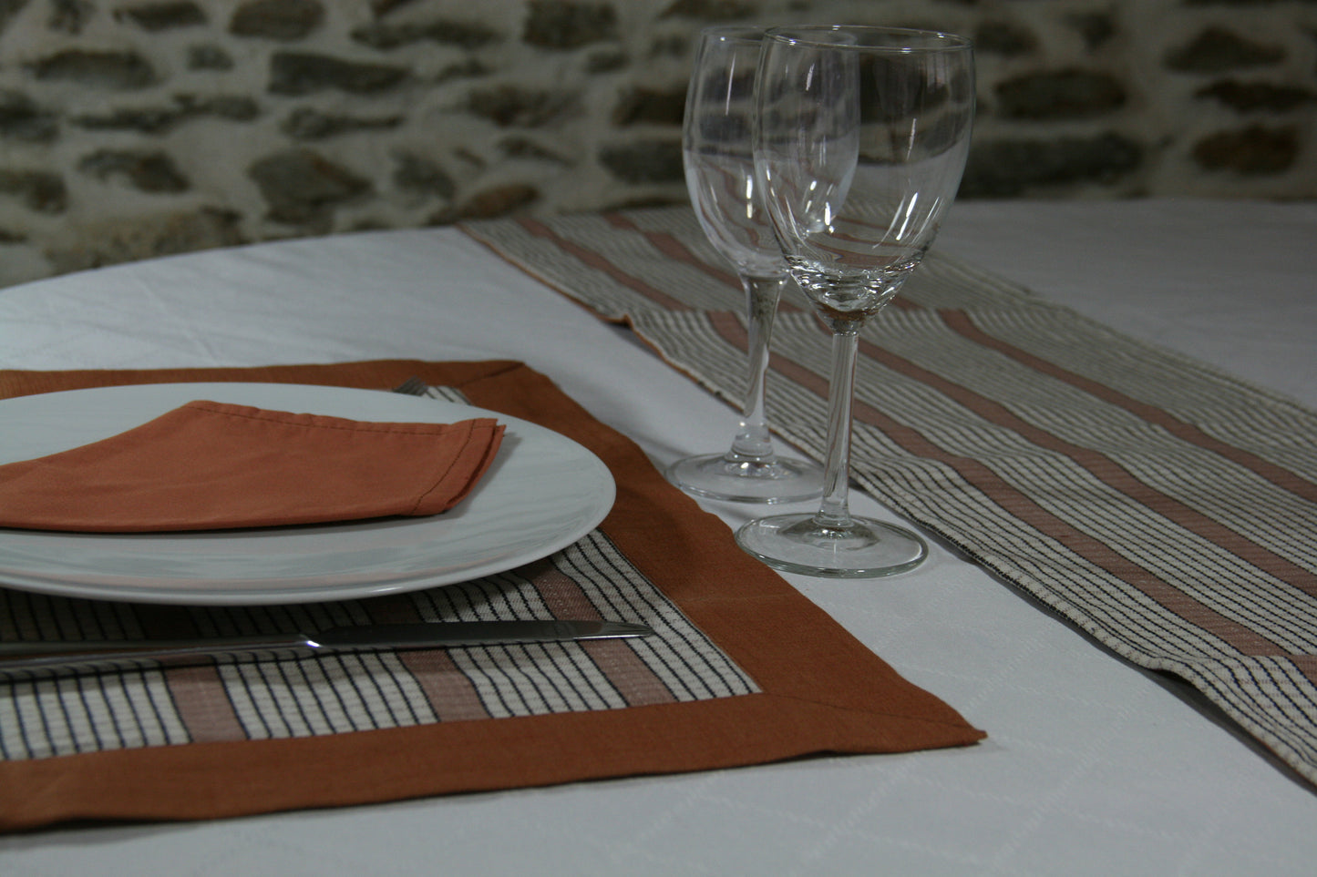Chemin de table et sets assortis Mestissés