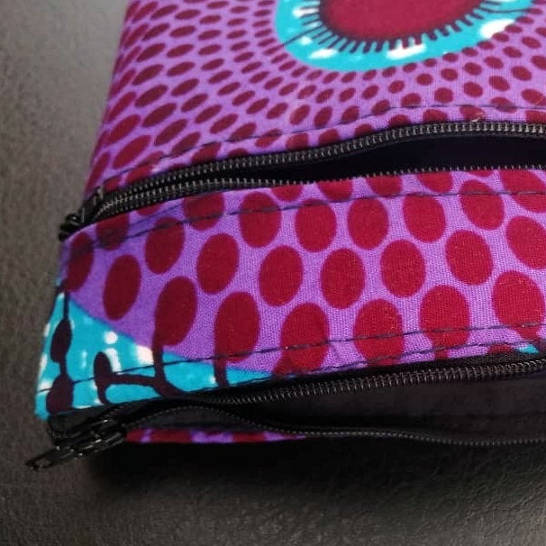 Pochette en wax Mestissés