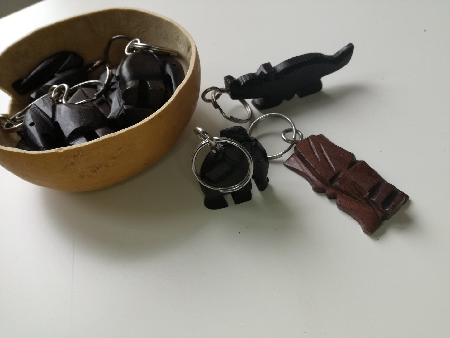 Porte clé africain en ébène Mestissés