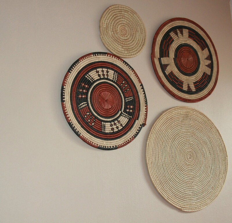 Composition murale de paniers africains Mestissés