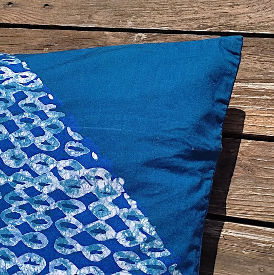 Housse de coussin en batik  Adire Mestissés