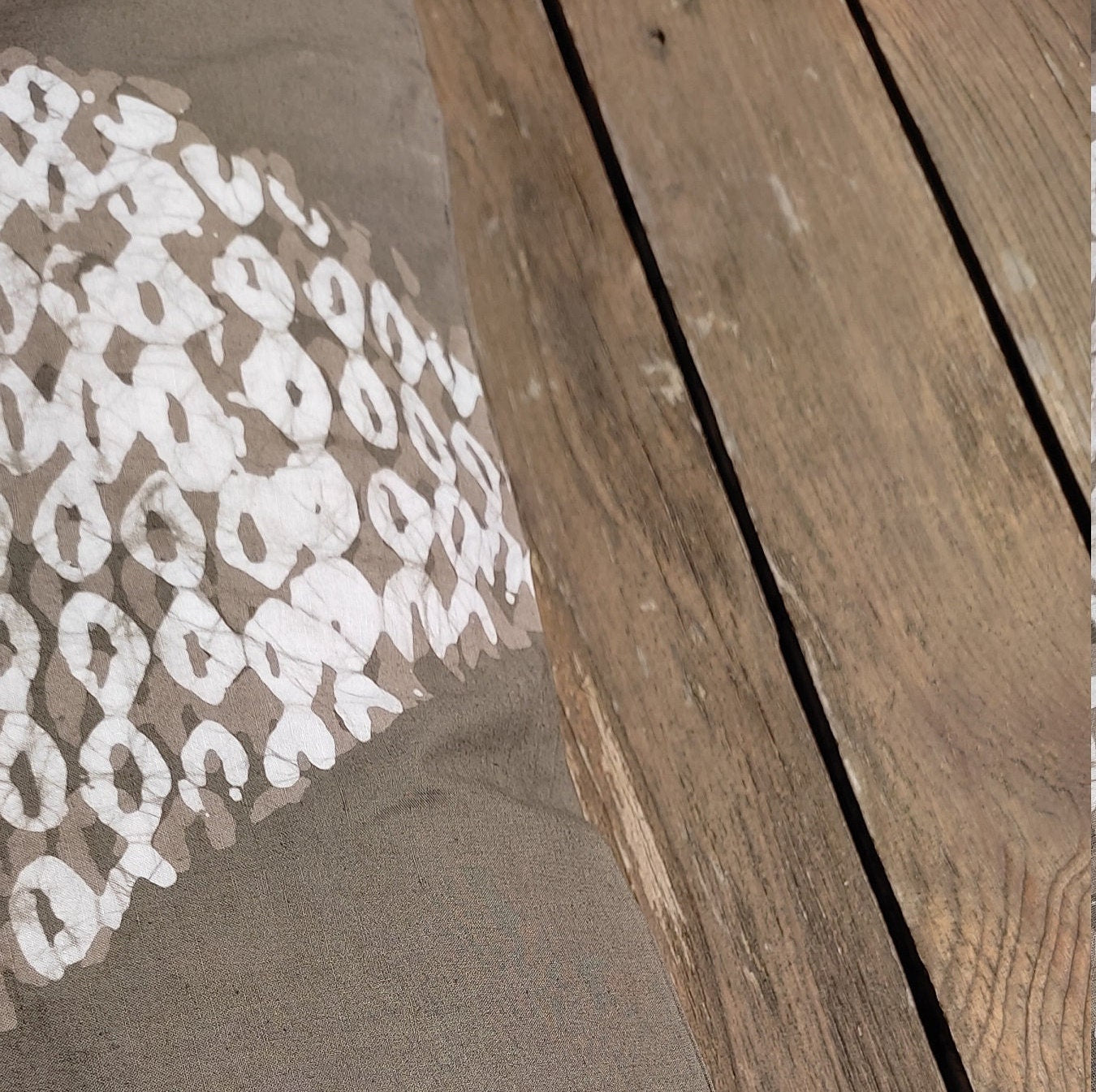 Housse de coussin en batik  Adire Mestissés