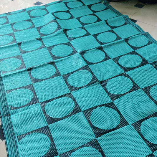 Tapis africain en plastique recyclé, XL