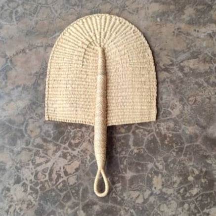 Hand-woven African fan, Bolga