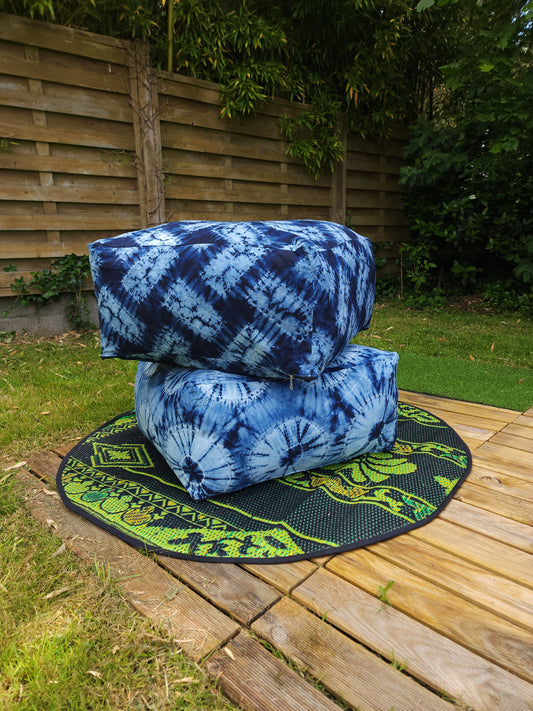 POUF en indigo