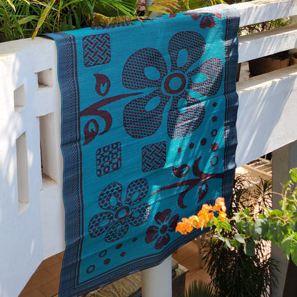 Tapis africain en plastique recyclé, Large