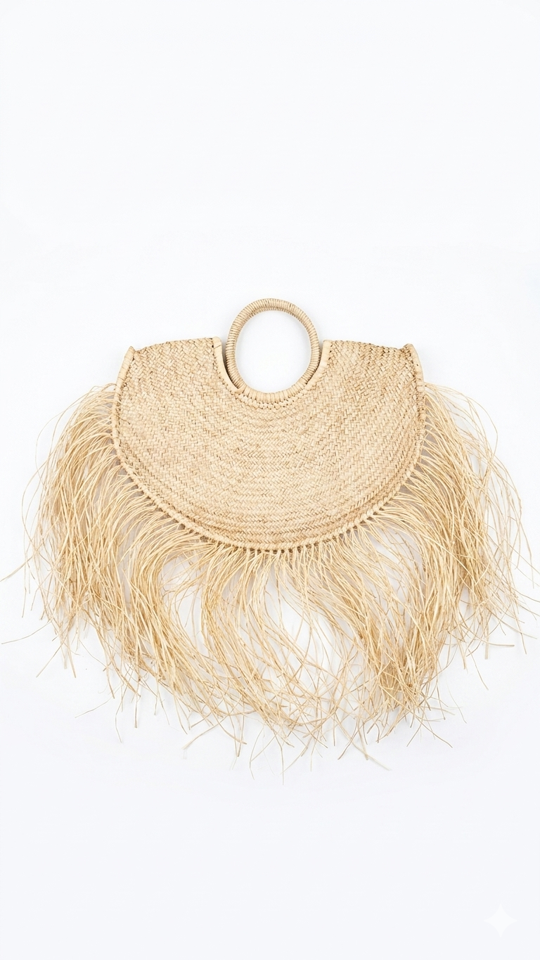ÍYÁLÓDE — Sac demi-lune artisanal