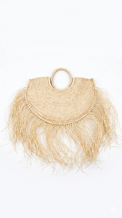 ÍYÁLÓDE — Sac demi-lune artisanal