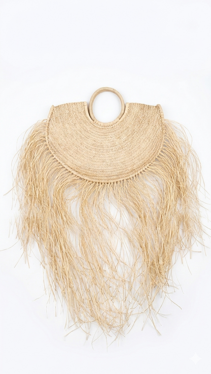 ÍYÁLÓDE — Sac demi-lune artisanal