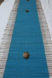 Chemin de table en lin et fibre de coco,