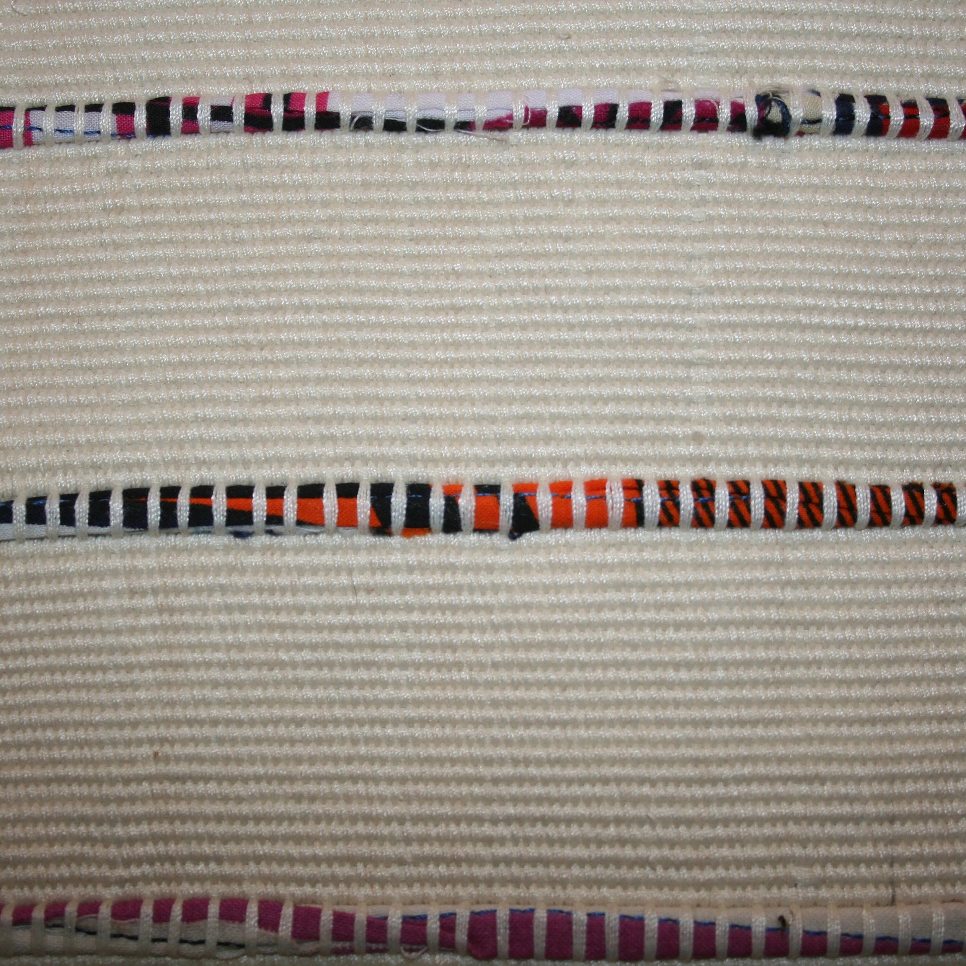 Panneau de rideau en pagne tissé et batik Mestissés