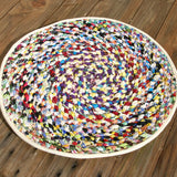 Sets de table par deux en chutes de tissus recyclés Mestissés