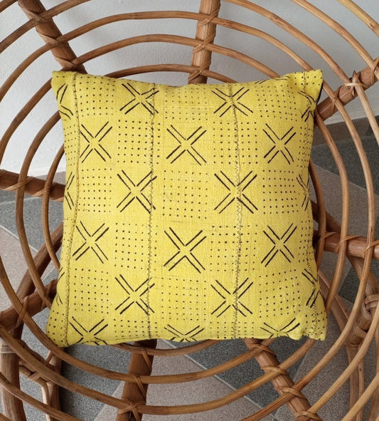 Coussin en bogolan Mestissés