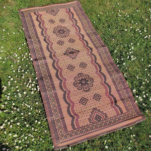 Tapis plastique africain double face, small