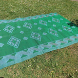 Tapis africain en plastique recyclé, XL